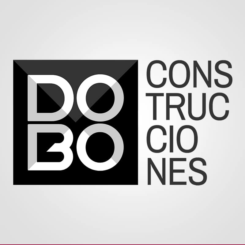 Diseño de logotipo para la marca Dobo Construcciones. Diseño de logotipos Logocrea®