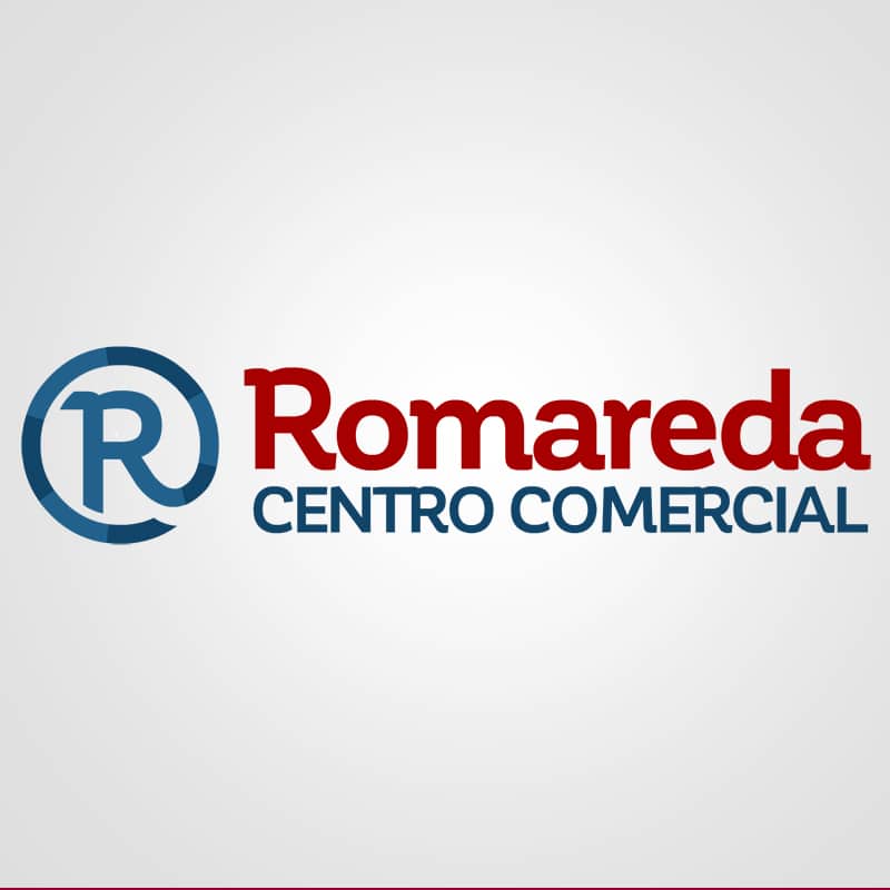 Diseño de logotipo para la marca Romareda Centro Comercial. Diseño de logotipos Logocrea®