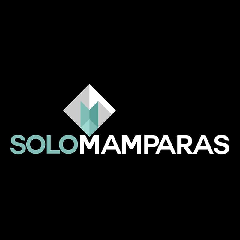 Diseño de logotipo para la marca Solo Mamparas