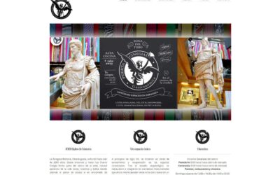 Diseño web minimalista para Puerta Cinegia Gastronómica