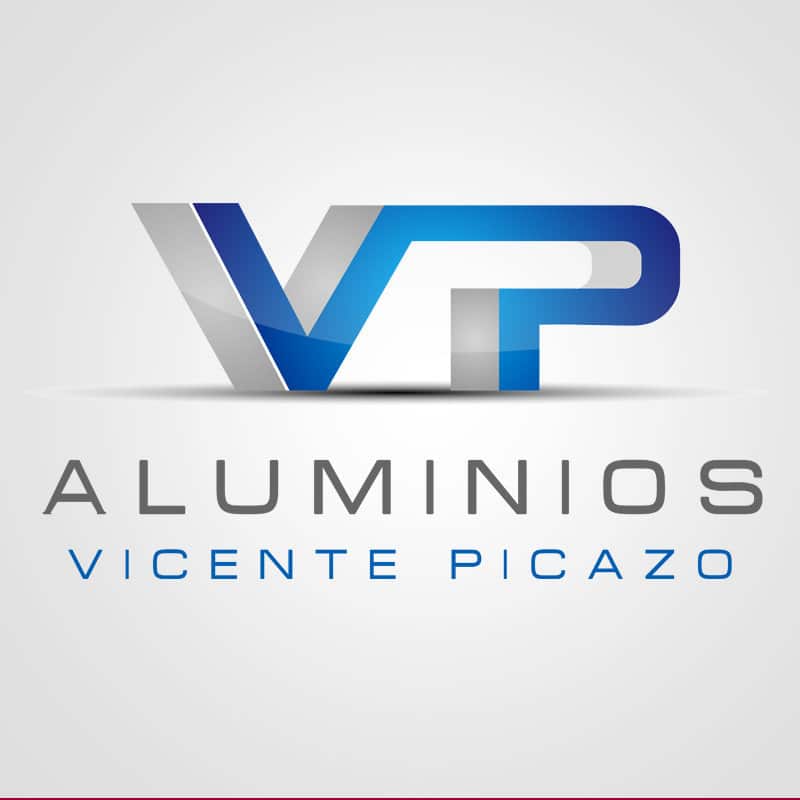 aluminios vicente picazo. Diseño de logotipos Logocrea®