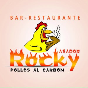 asador rocky. Diseño de logotipos Logocrea®