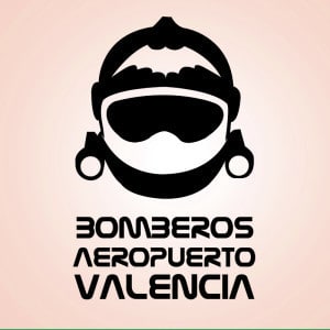 bomberos aeropuerto valencia. Diseño de logotipos Logocrea®