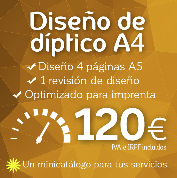 Diseño de díptico logocrea