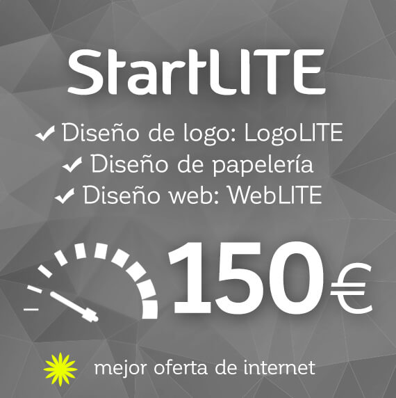 Pack StartLITE, diseño de logo + papelería + diseño web