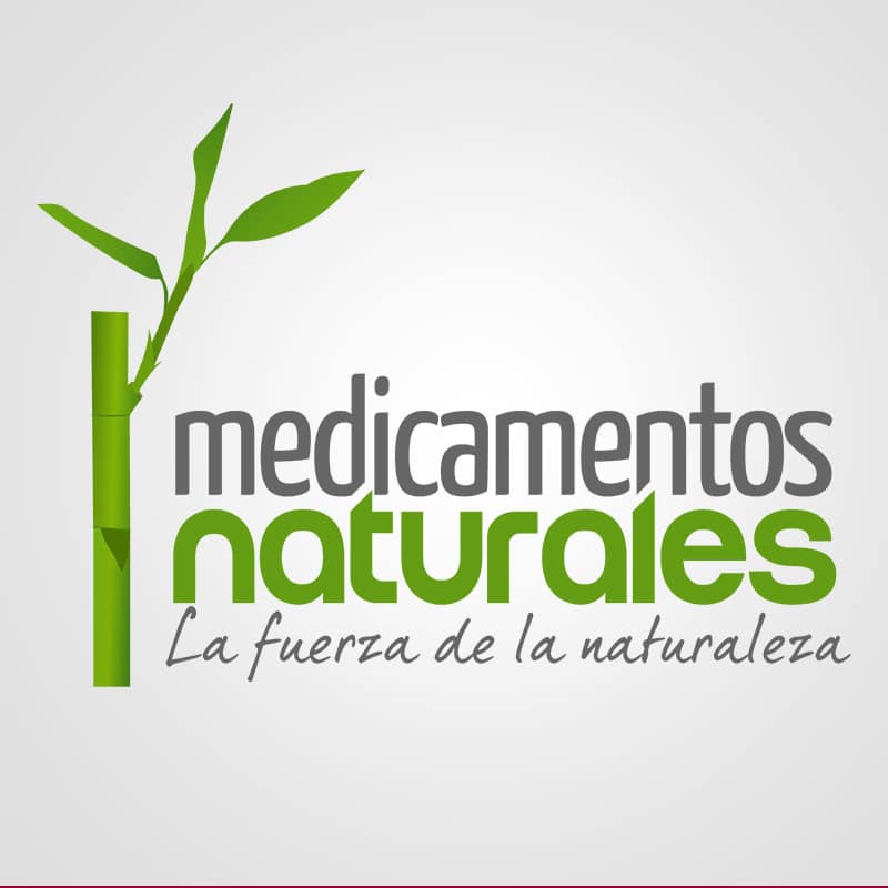 Diseño de logotipo para Medicamentos naturales. La fuerza de la naturaleza. Diseño de logotipos Logocrea®