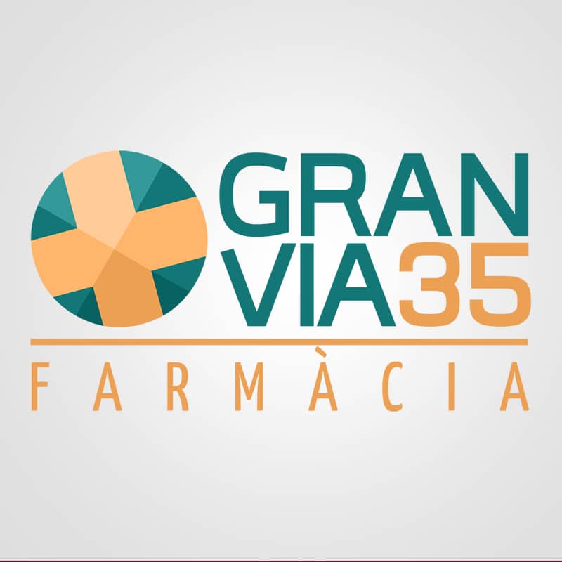Diseño de logotipo para Farmacia Gran Vía 35. Diseño de logotipos Logocrea®