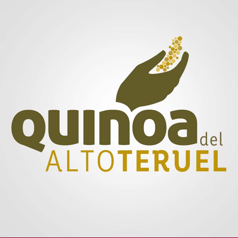 Diseño de logotipo para Quinoa Del Alto Teruel. Diseño de logotipos Logocrea®
