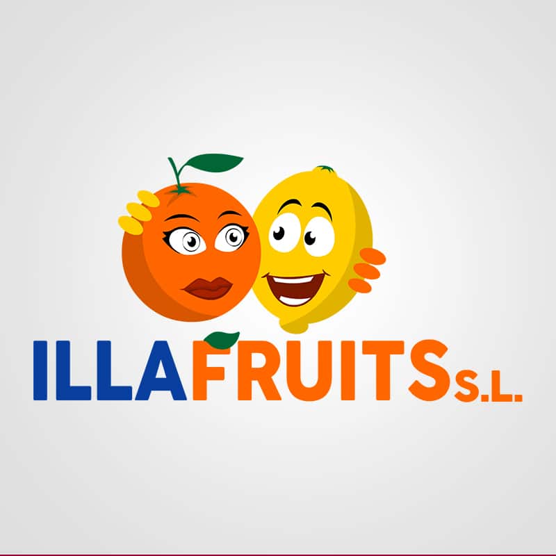 Diseño de logotipo para Illa Fruits, S.L.. Diseño de logotipos Logocrea®