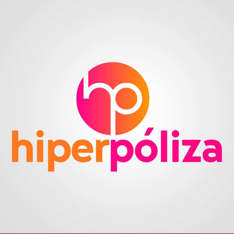 Hiperpóliza. Diseño de logotipos Logocrea®