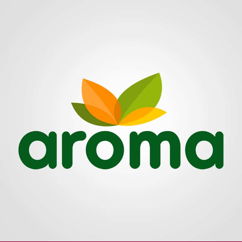 Diseño de logotipos para Aroma. Diseño de logotipos Logocrea®
