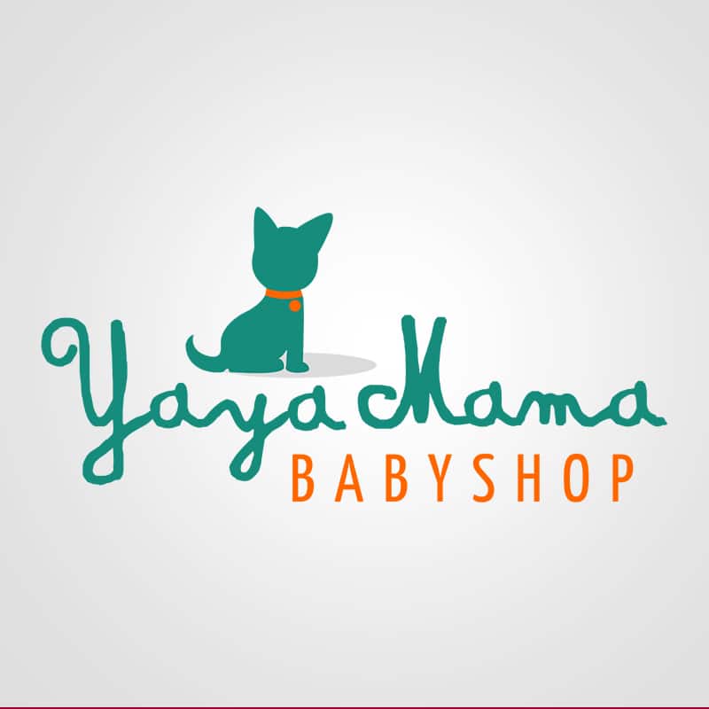 Diseño de logotipos para Yaya Mama Babyshop