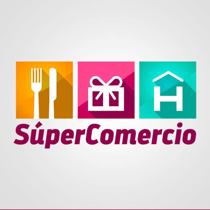 Diseño de logotipos para SúperComercio. Diseño de logotipos Logocrea®