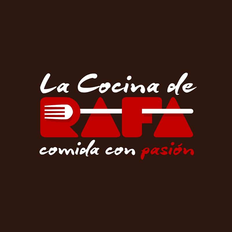 Diseño de logotipos para La Cocina De Rafa