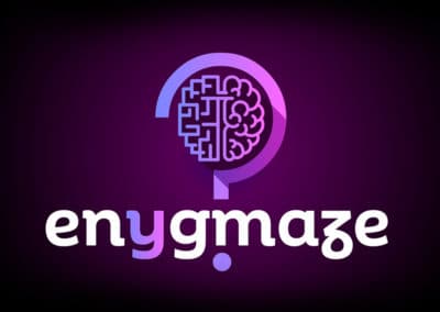 Diseño de logotipo para Enygmaze. Diseño de logotipos Logocrea®