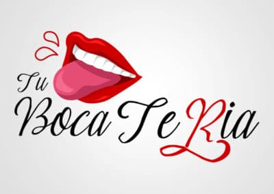 Diseño de logotipo para tu boca te Ria. Diseño de logotipos Logocrea®