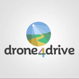 Diseño de logotipo para Drone 4 Drive. Diseño de logotipos Logocrea®