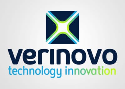 Diseño de logotipo para Verinovo technology innovation. Diseño de logotipos Logocrea®