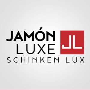 Diseño de logotipo para Jamón Luxe schinken lux. Diseño de logotipos Logocrea®