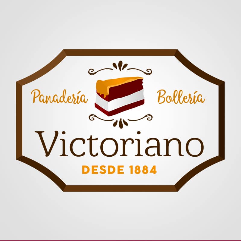 Diseño de logotipo para Victoriano panadería y bollería