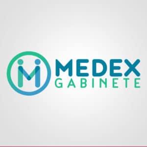 Diseño de logotipo para Medex Gabinete. Diseño de logotipos Logocrea®