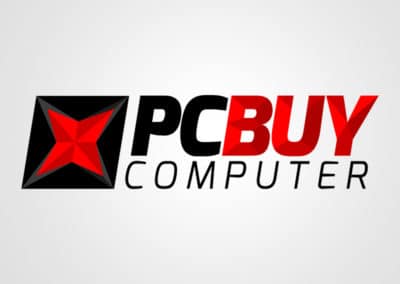 Diseño de logotipo para PCbuy computer. Diseño de logotipos Logocrea®
