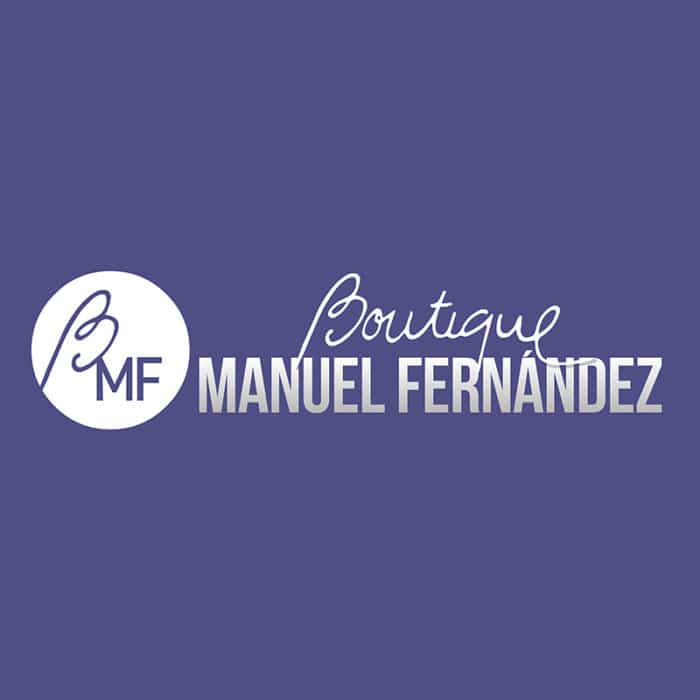 Diseño de logotipo para Boutique Manuel Fernández. Diseño de logotipos Logocrea®