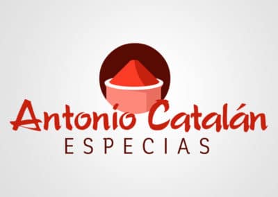 Diseño de logotipo para Antonio Catalá Especias. Diseño de logotipos Logocrea®