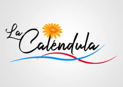 Diseño de logotipo para La Calendula. Diseño de logotipos Logocrea®