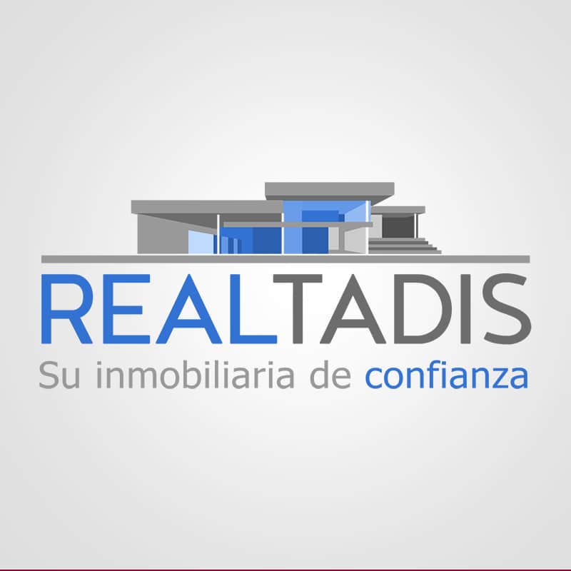 Diseño de logotipo para Realtadis, su inmobiliaria de confianza. Diseño de logotipos Logocrea®