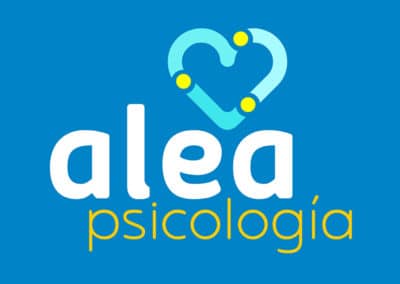 Diseño de logotipo para Alea psicología. Diseño de logotipos Logocrea®