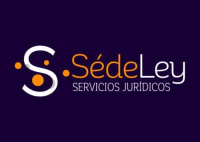 Diseño de logotipo para Sédeley, servicios jurídicos. Diseño de logotipos Logocrea®