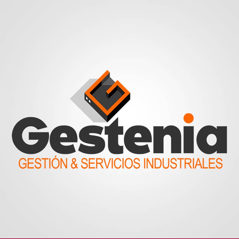 Diseño de logotipo para Gestenia gestión & Servicios industriales