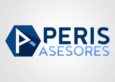 Diseño de logotipo para Peris asesores. Diseño de logotipos Logocrea®