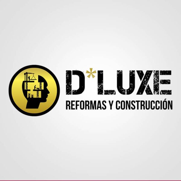 Diseño de logotipo para DLuxe reformas y construcción. Diseño de logotipos Logocrea®