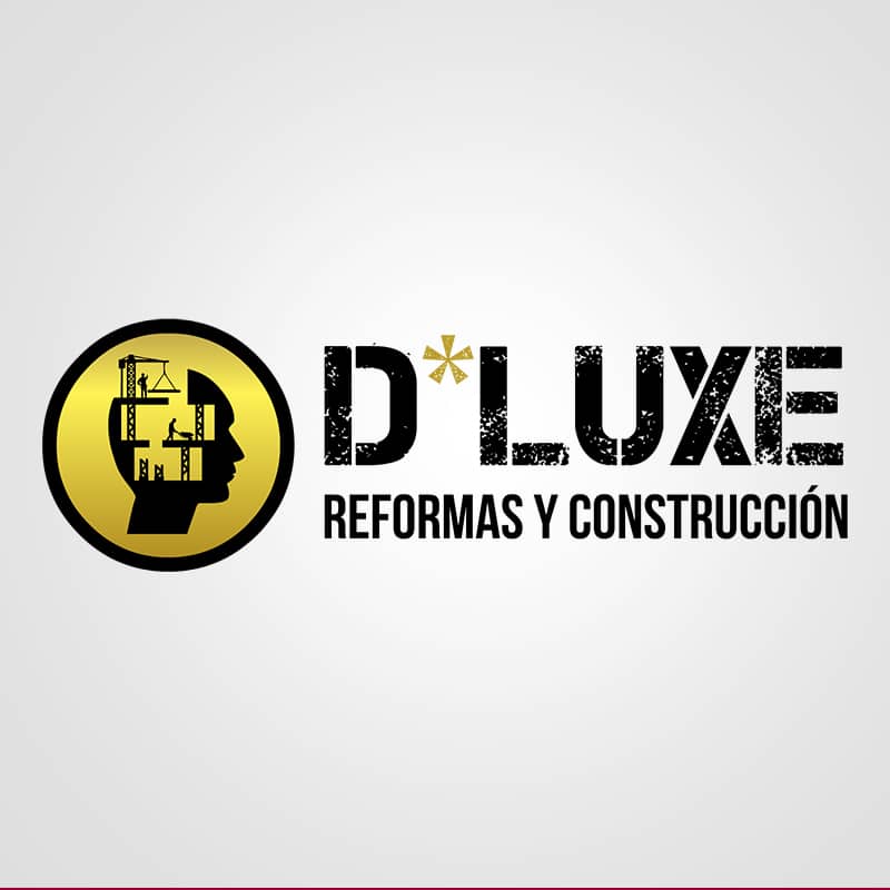 Diseño de logotipo para DLuxe reformas y construcción