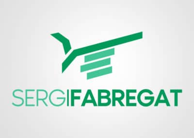 Diseño de logotipo para Sergi Fabregat. Diseño de logotipos Logocrea®
