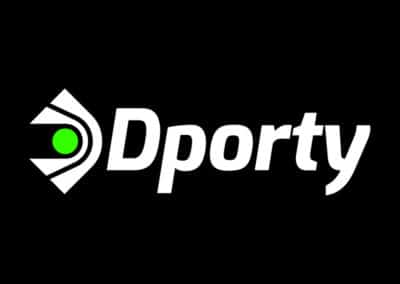 Diseño de logotipo para Dporty. Diseño de logotipos Logocrea®