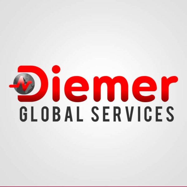 Diseño de logotipo para Diemer global services. Diseño de logotipos Logocrea®