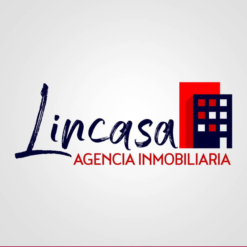 Diseño de logotipo para Lincasa, agencia inmobiliaria. Diseño de logotipos Logocrea®