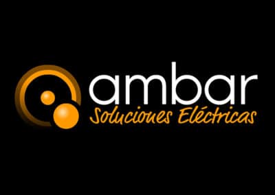 ambar soluciones. Diseño de logotipos Logocrea®