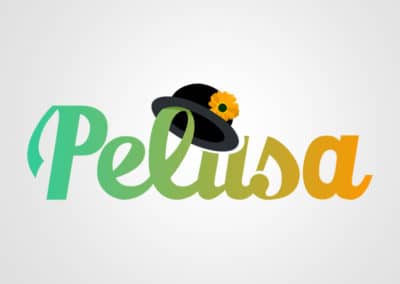 pelusa. Diseño de logotipos Logocrea®