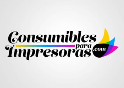 consumibles para impresoras. Diseño de logotipos Logocrea®