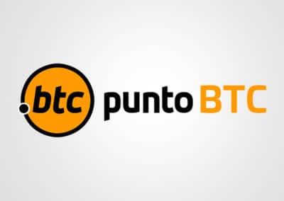 punto btc. Diseño de logotipos Logocrea®