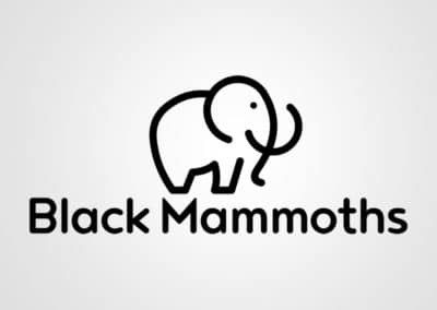 black mammouths. Diseño de logotipos Logocrea®