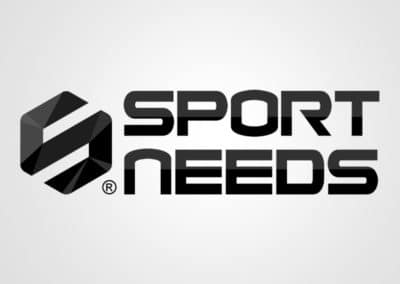 sports needs. Diseño de logotipos Logocrea®