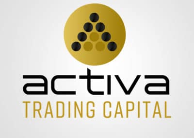 activa trading. Diseño de logotipos Logocrea®