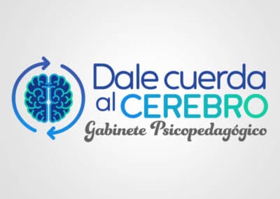 dale cuerda al cerebro. Diseño de logotipos Logocrea®