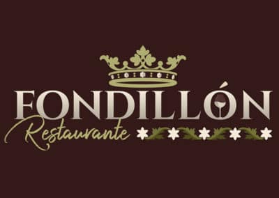 restaurante fondillon. Diseño de logotipos Logocrea®