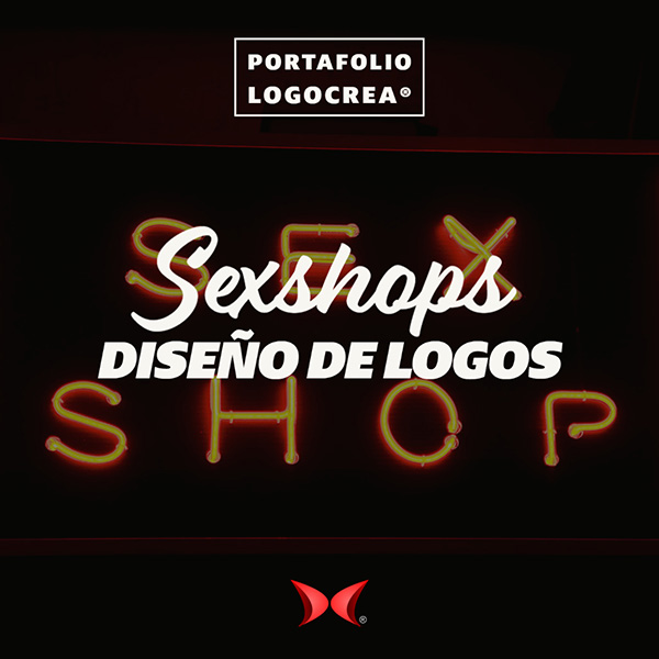 Portafolio de diseño de logotipos para sexshops. Logocrea® Portafolio de diseño de logotipos para sexshops. Logocrea®